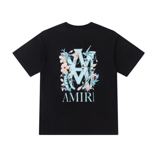 AMIRI-LOGO-FLOWERS-T-SHIRT