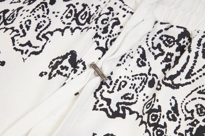 AMIRI-WHITE-BANDANA-SHORT