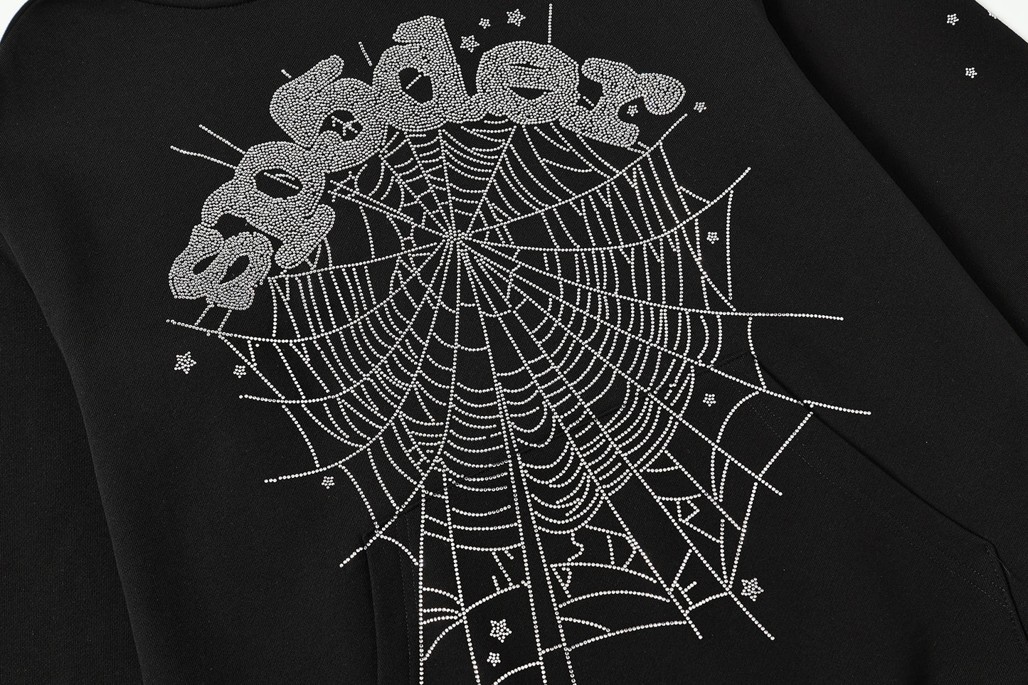 SP5DER-BLACK-VVS-LOGO-HOODIE
