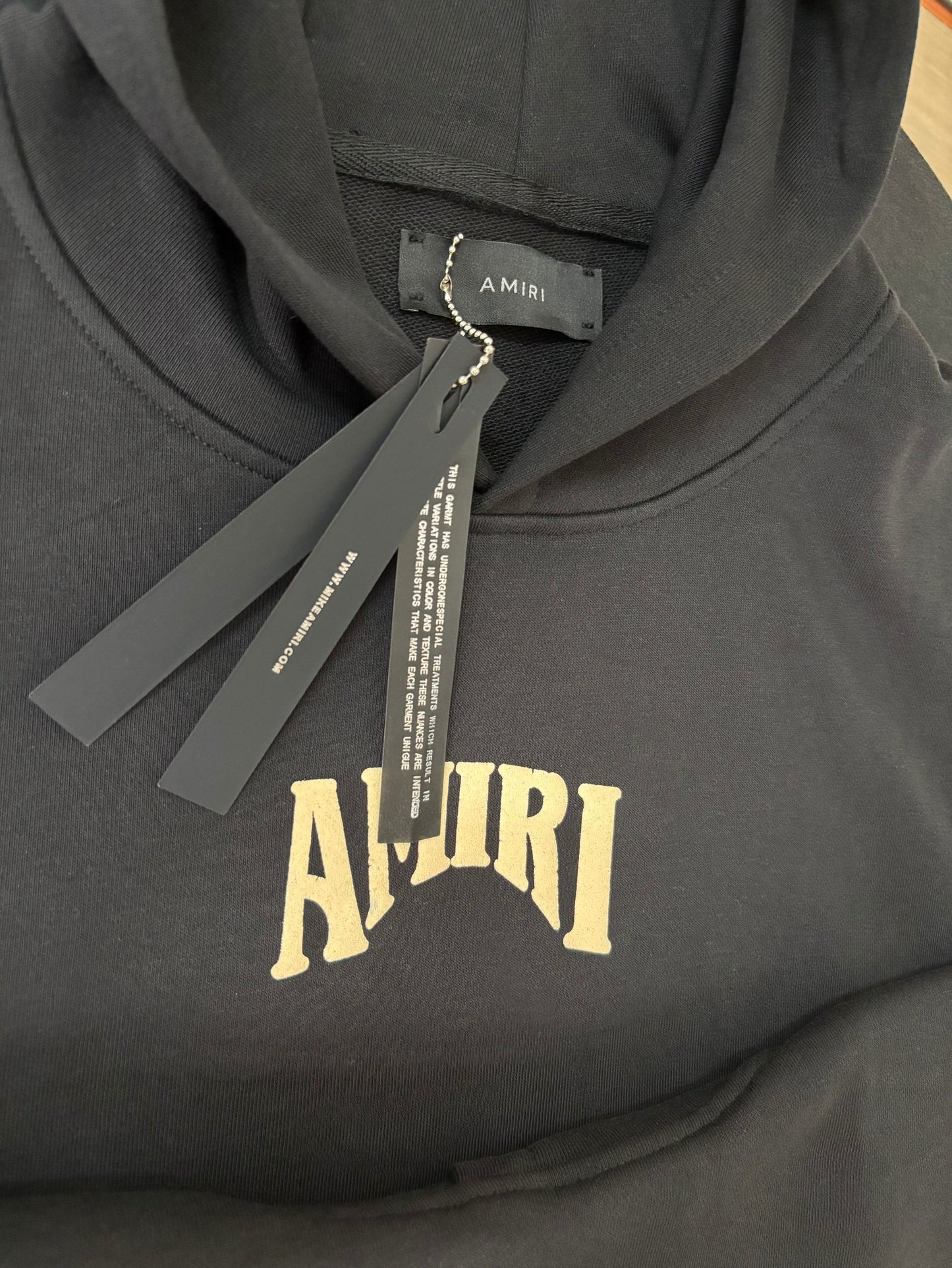 AMIRI-BLACK-YELLOW-LOGO-HOODIE