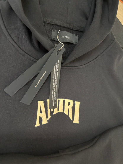 AMIRI-BLACK-YELLOW-LOGO-HOODIE