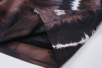 AMIRI-BROWN-SHORT