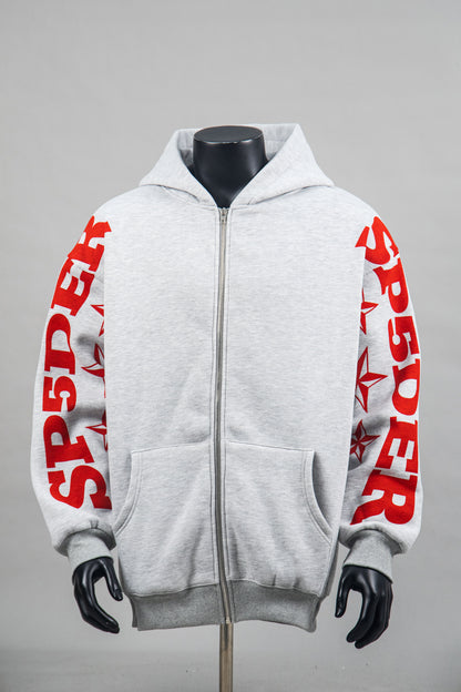 SP5DER-ZIP-HOODIE