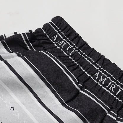 AMIRI-BLCK-N-WHTE-FLOWERS-SHORT
