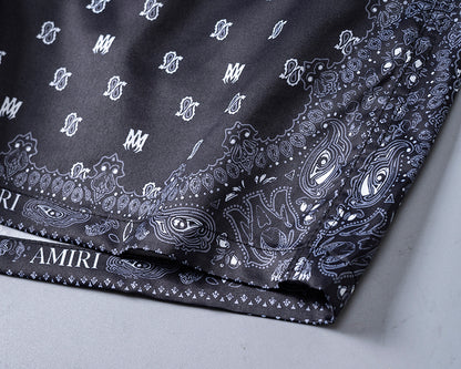 AMIRI-BLACK-N-WHITE-SHORT