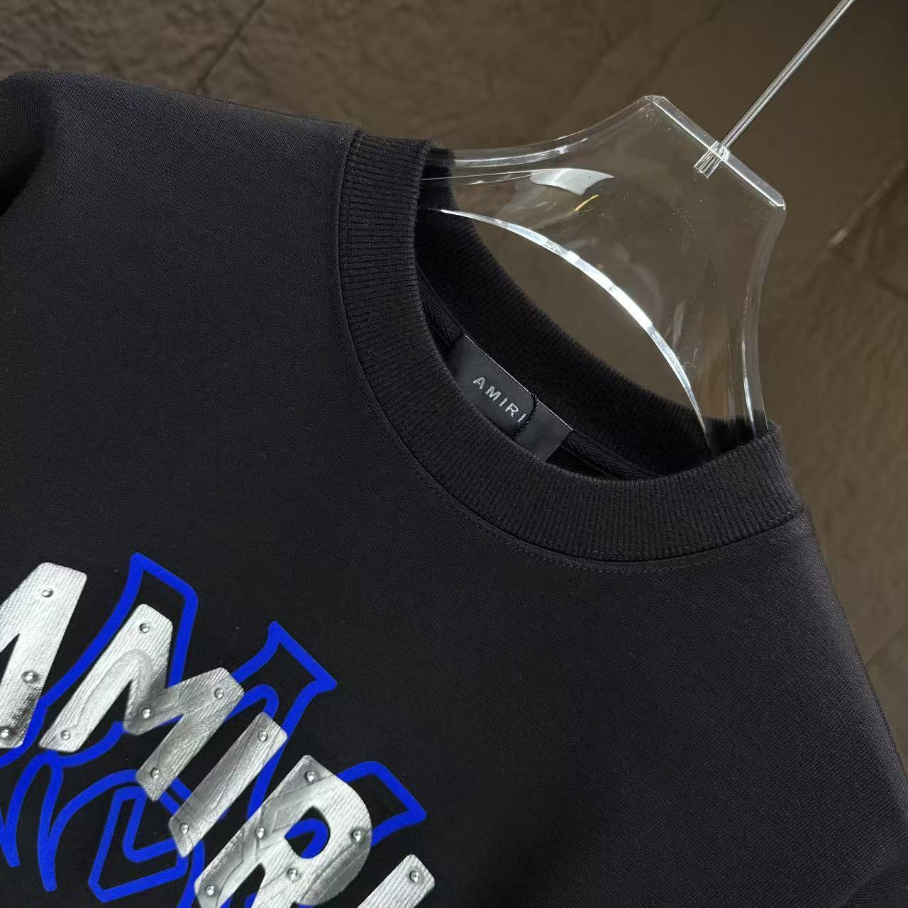 AMIRI-BLACK-BLUE-LOGO-LONG-SLEEVE