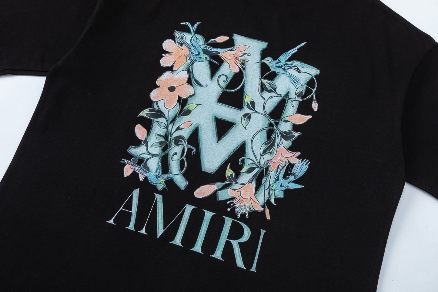 AMIRI-LOGO-FLOWERS-T-SHIRT