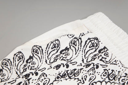 AMIRI-WHITE-BANDANA-SHORT