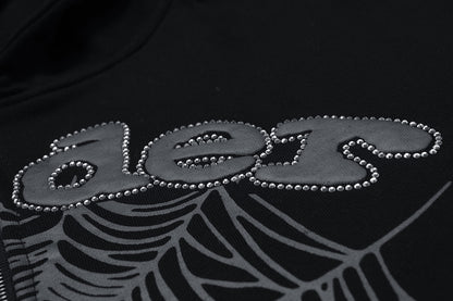 SP5DER-BLACK-ZIP-HOODIE