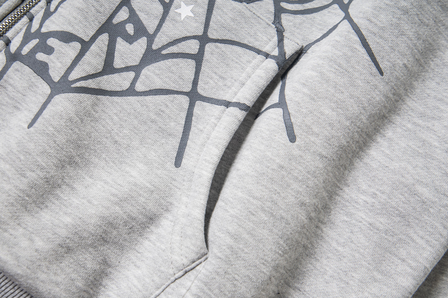 SP5DER-GREY-ATLANTA-ZIP-HOODIE