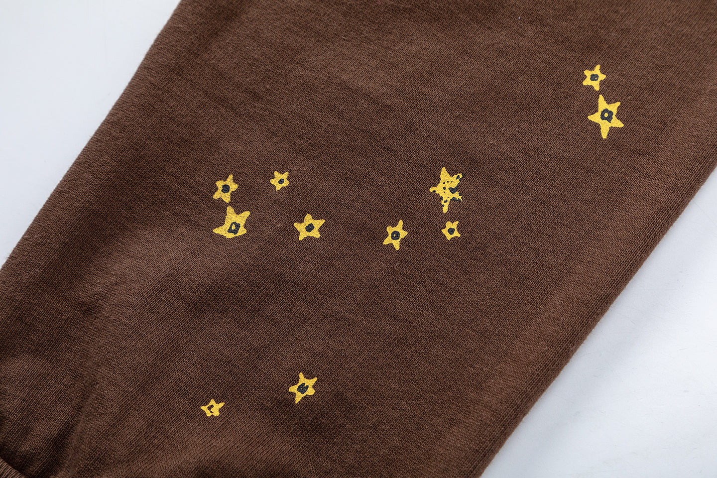 SP5DER-BROWN-555-HOODIE