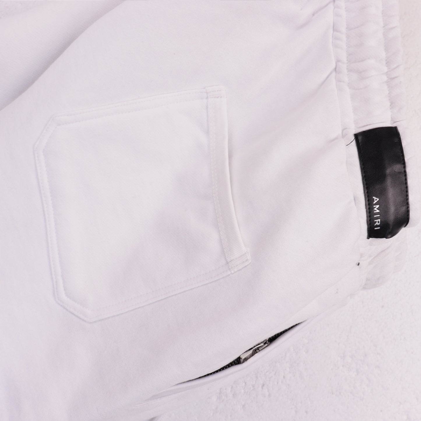 AMIRI-WHITE-COTTON-SHORT