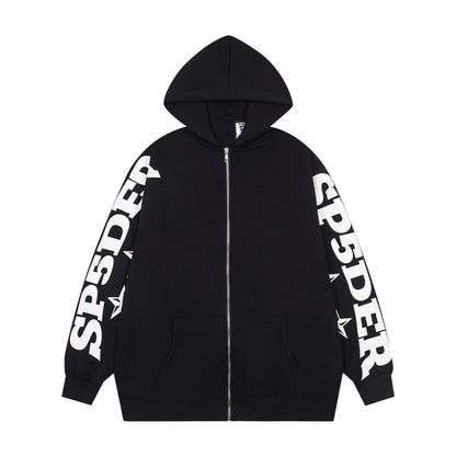 SP5DER-ZIP-HOODIE