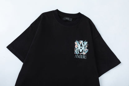 AMIRI-LOGO-FLOWERS-T-SHIRT