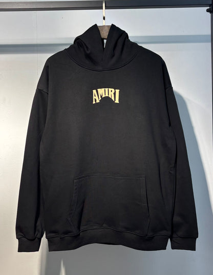 AMIRI-BLACK-YELLOW-LOGO-HOODIE