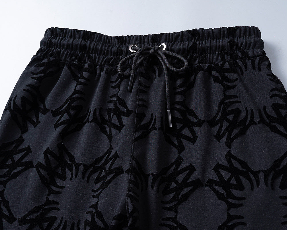 AMIRI-LOGO-BLACK-SHORTS