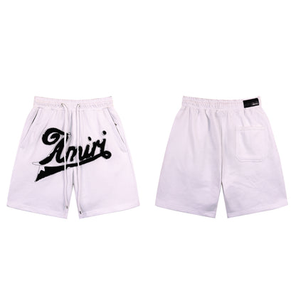 AMIRI-WHITE-COTTON-SHORT