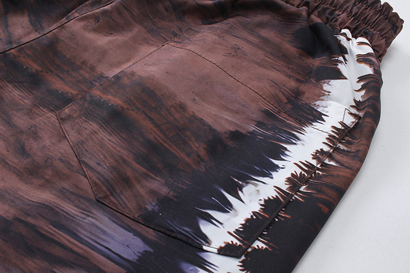 AMIRI-BROWN-SHORT