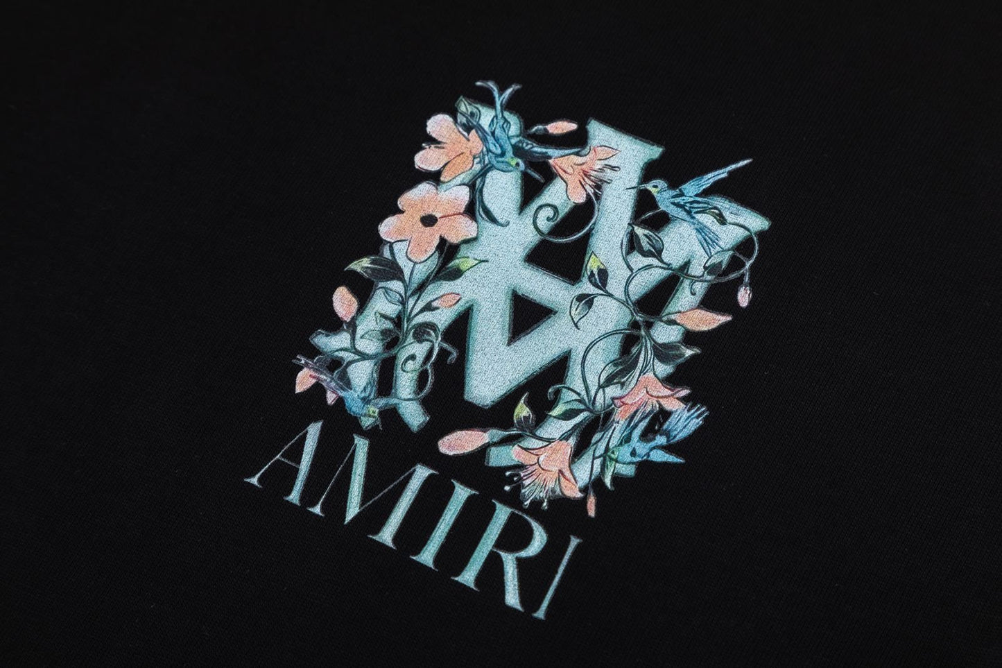 AMIRI-LOGO-FLOWERS-T-SHIRT