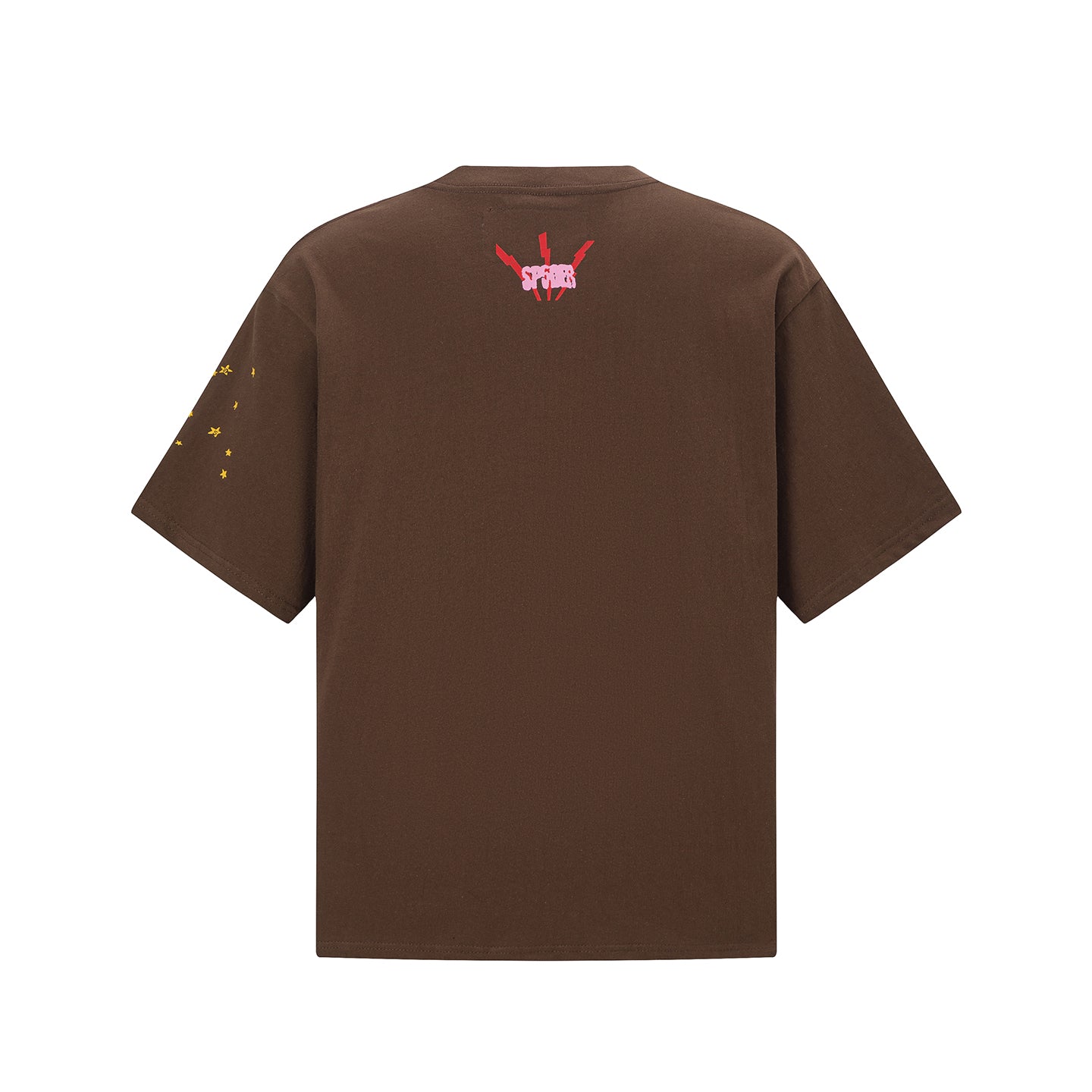 SP5DER-BROWN-555-T-SHIRT