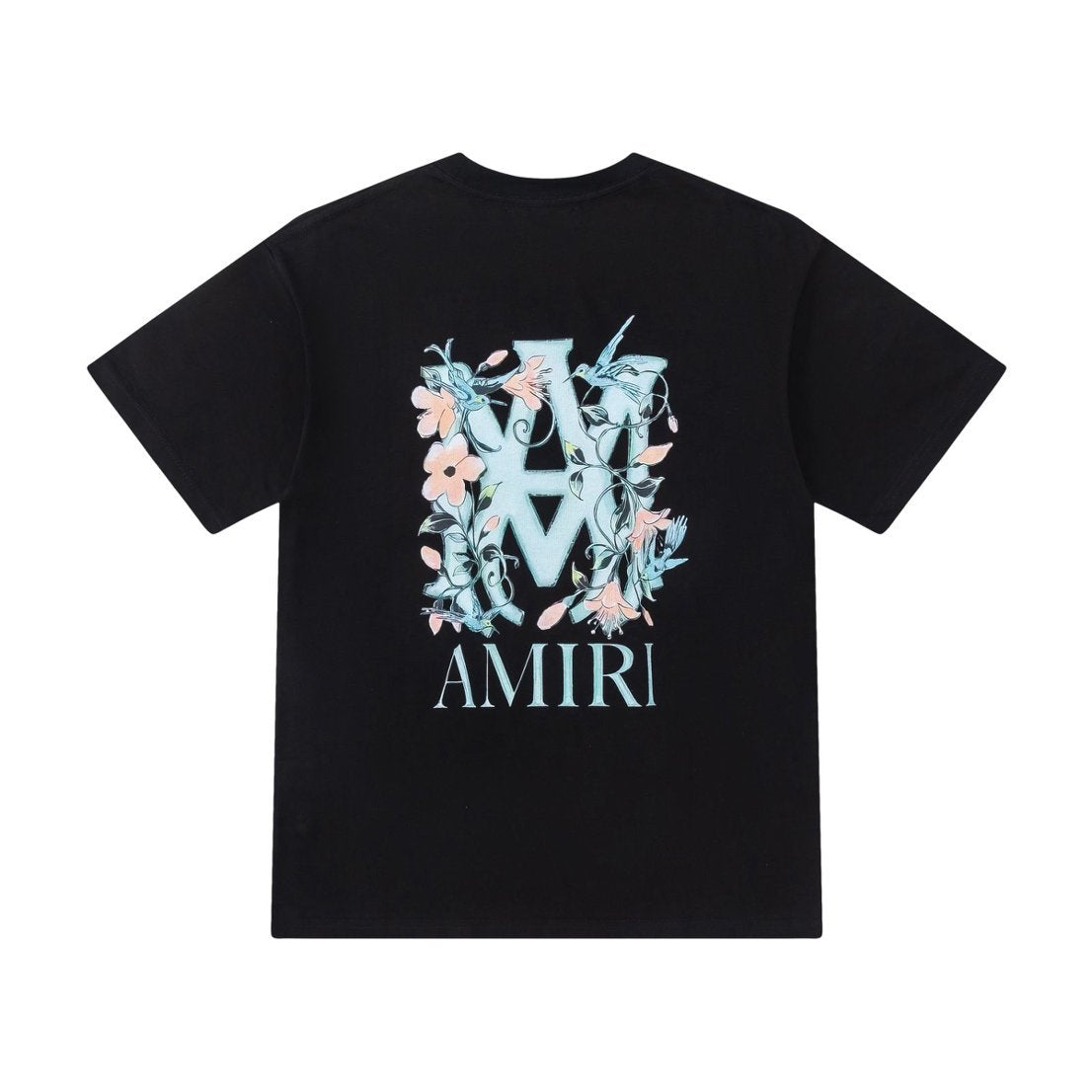 AMIRI-LOGO-FLOWERS-T-SHIRT