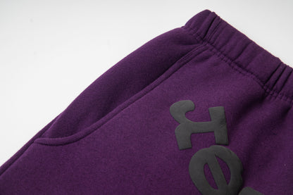 SP5DER-PURPLE-LOGO-PANTS