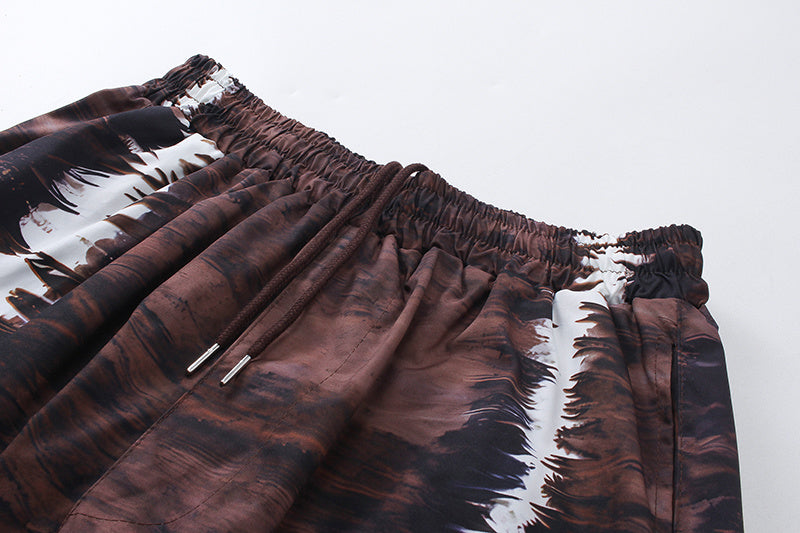 AMIRI-BROWN-SHORT