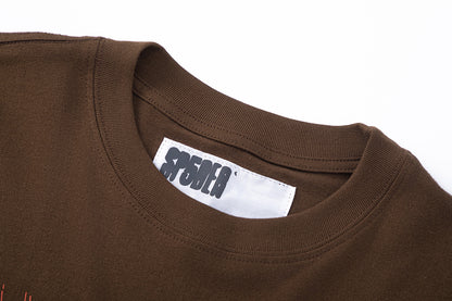 SP5DER-BROWN-555-T-SHIRT