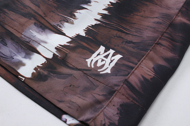 AMIRI-BROWN-SHORT
