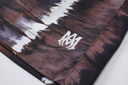 AMIRI-BROWN-SHORT