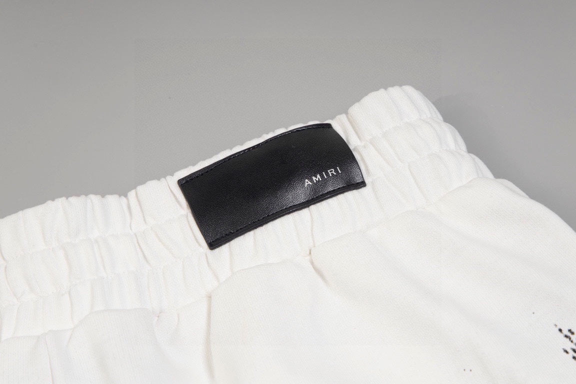 AMIRI-WHITE-SUN-SHORT