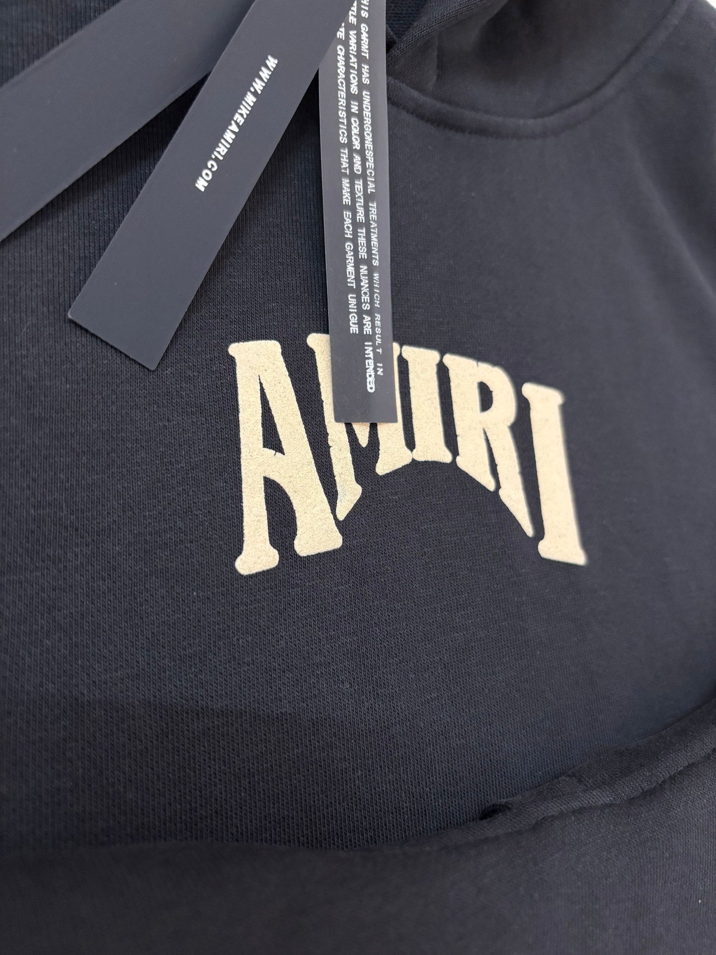 AMIRI-BLACK-YELLOW-LOGO-HOODIE