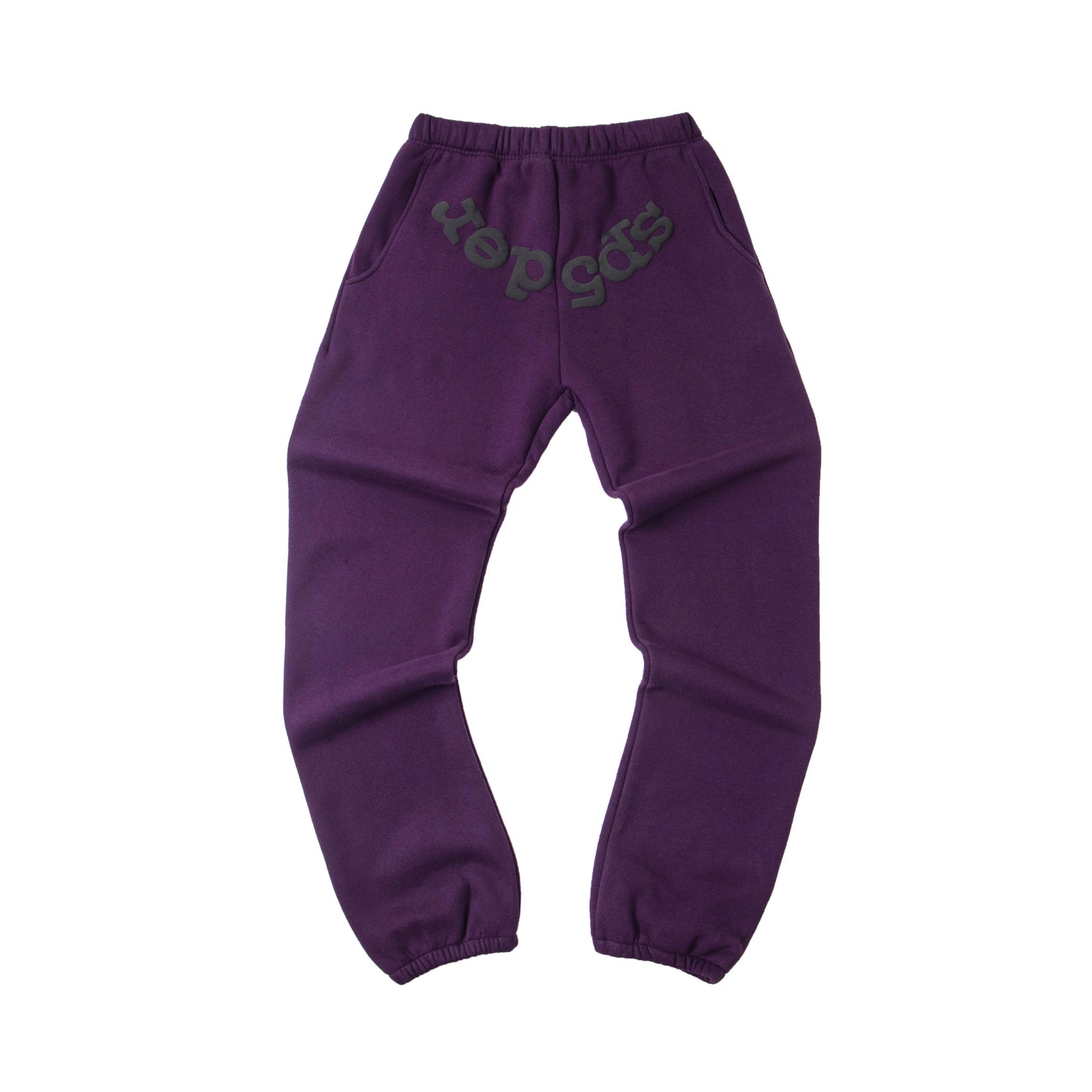 SP5DER-PURPLE-LOGO-PANTS