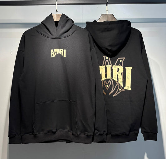 AMIRI-BLACK-YELLOW-LOGO-HOODIE